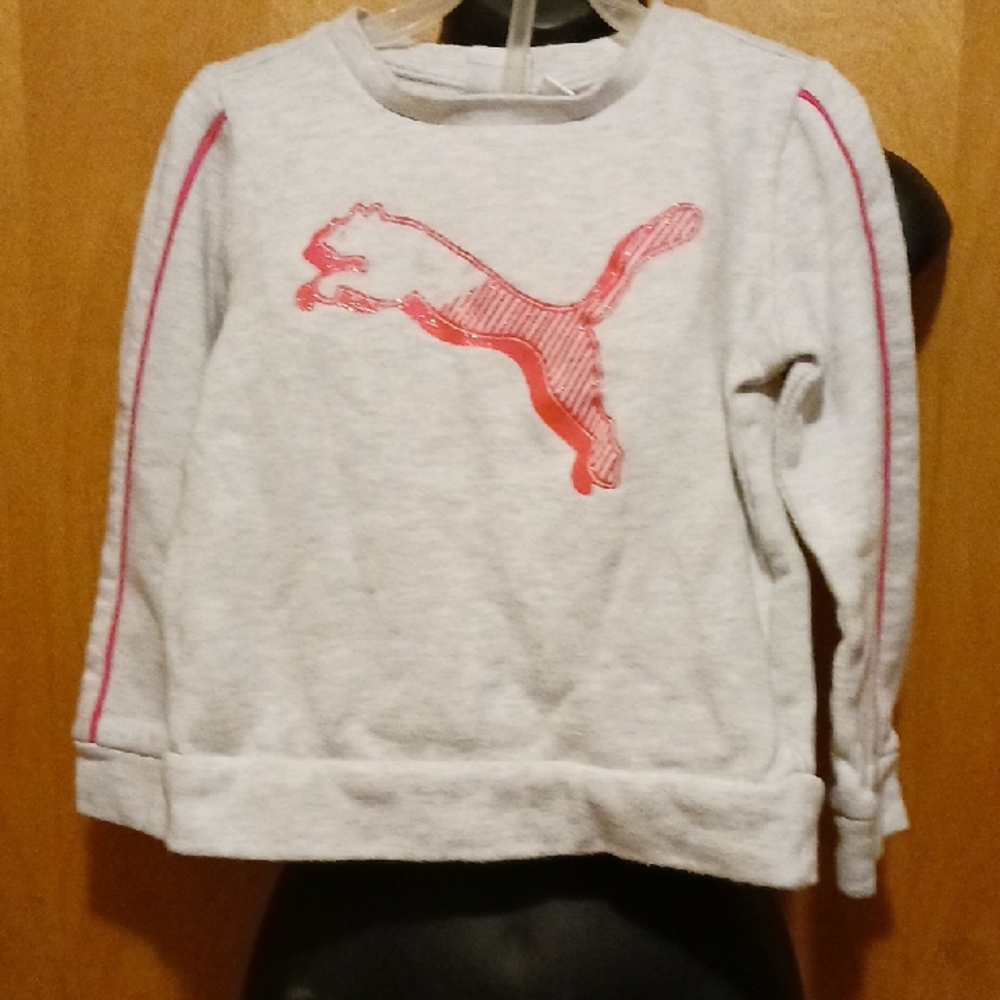 Puma White Sweatshirt with Logo